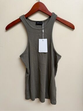 NWT Anine Bing Cole Tank in Sage